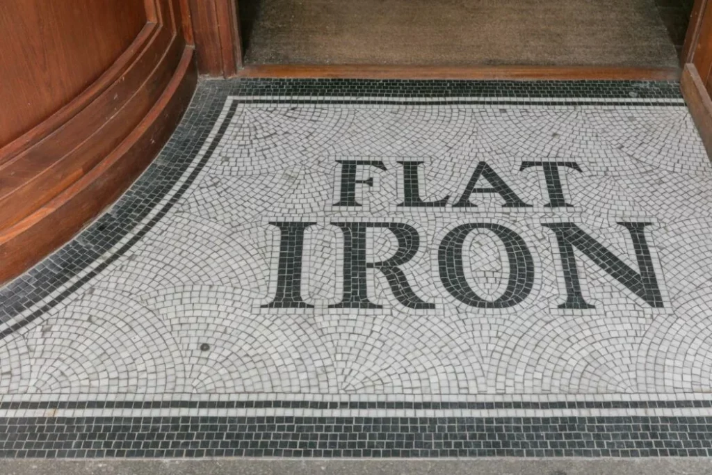 flat iron door