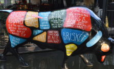 Cow statue with meat cuts names